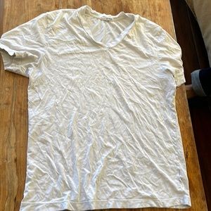 White/grey James Perse v neck tshirt size 2